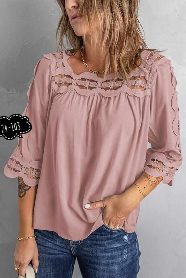 блузка с кружевными вставками,ажурная блузка,блузка с кружевами,модная летняя блузка,блузка ажурная женская