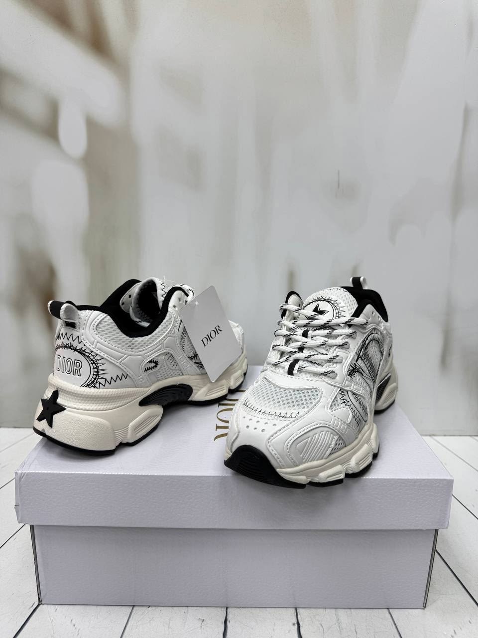 женские кроссовки dior chrono premium white grey,кроссовки christian dior,кроссовки dior,диор кроссовки,женские кроссовки