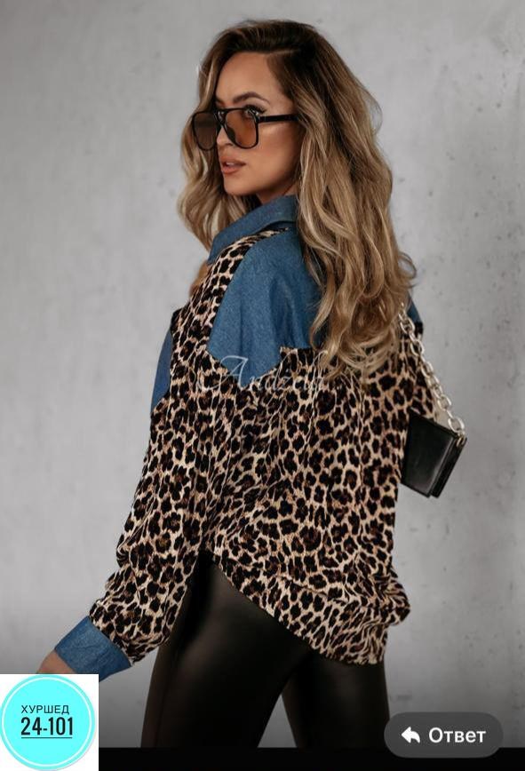 женские джинсовые рубашки,повседневная рубашка,джинсовая рубашка,блузка джинсовая,леопардовая рубашка