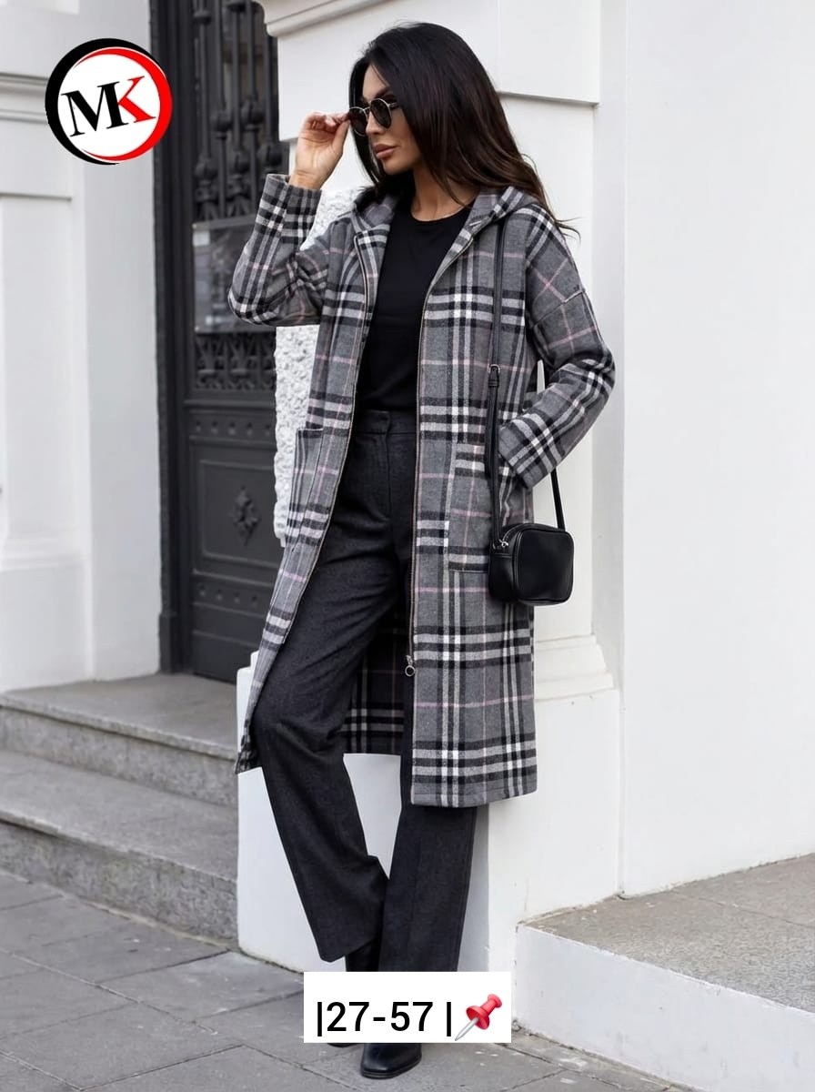 пальто в клетку,пальто женский,кардиган пальто,модное пальто,стильное пальто