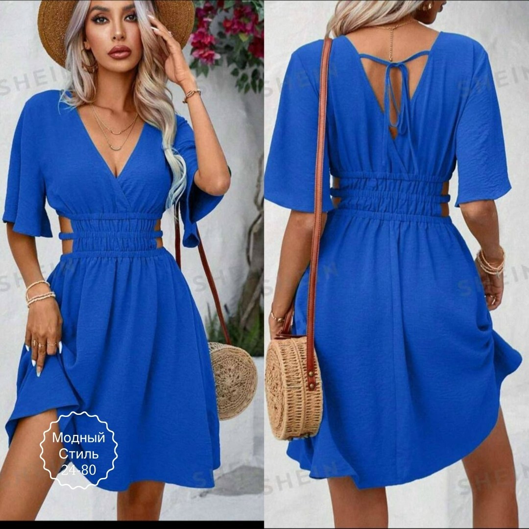 шифоновое платье летнее,летнее платье туника,голубое платье,платье короткие,платье с поясом