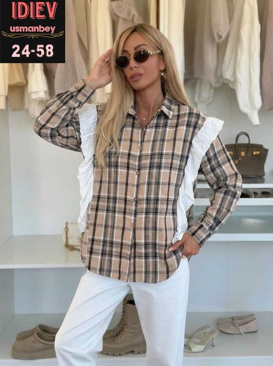 женская рубашка,женская рубашка в клетку,рубашка женская в клетку оверсайз,рубашка стильная,рубашка