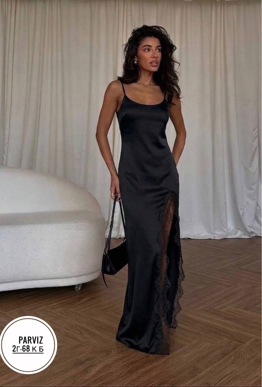 вечернее платье,платья,платья атласные,платья длинное,платье-комбинация с кружевом
