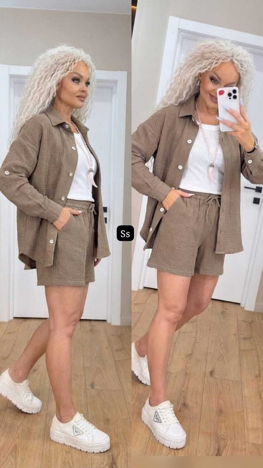 женский костюм с шортами,костюм женский,летние костюмы,костюм женский с шортами и рубашкой,костюм с шортам