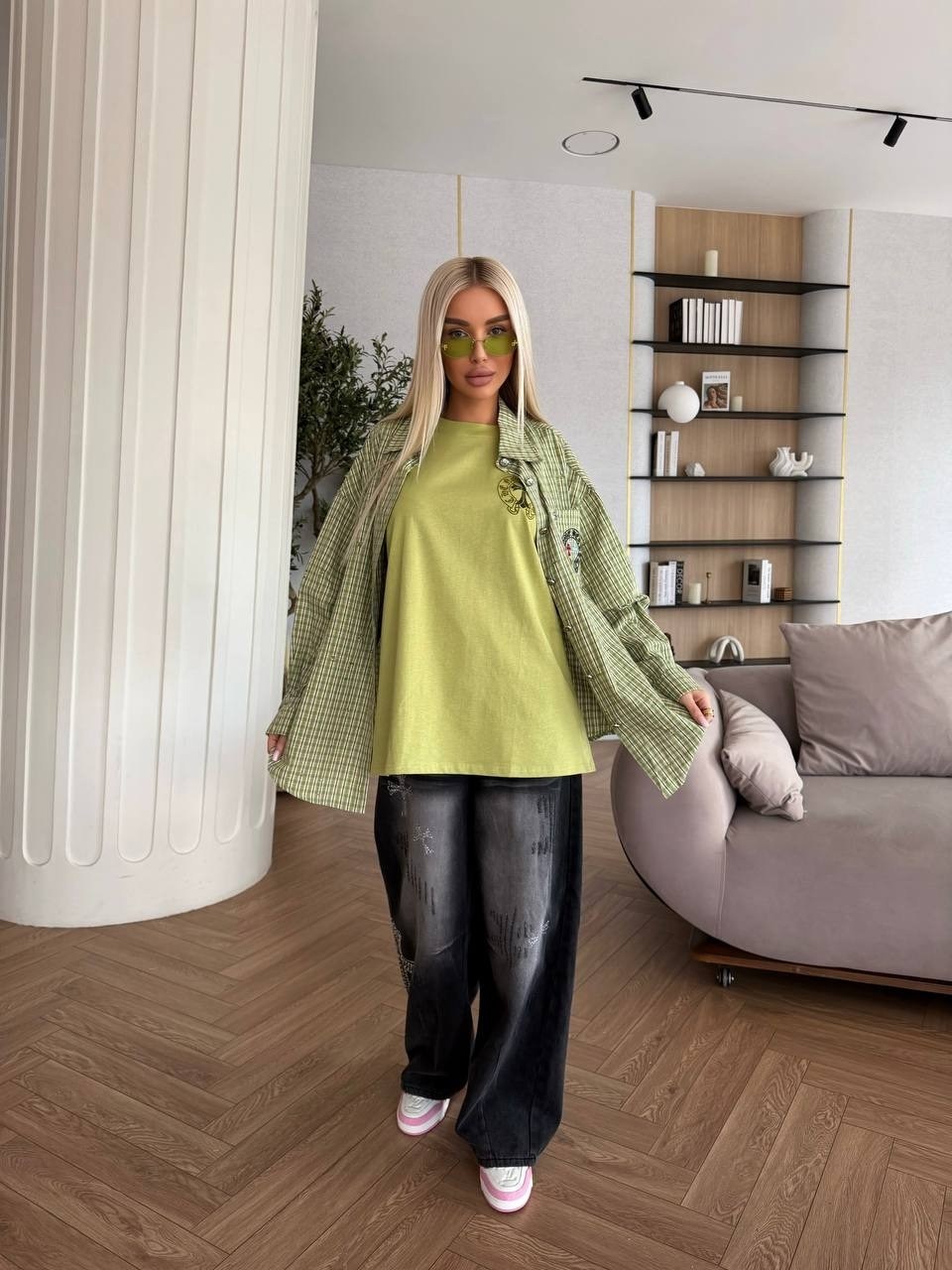 рубашка в клетку женская,рубашка женская в клетку оверсайз,рубашка в клетку,женская рубашка