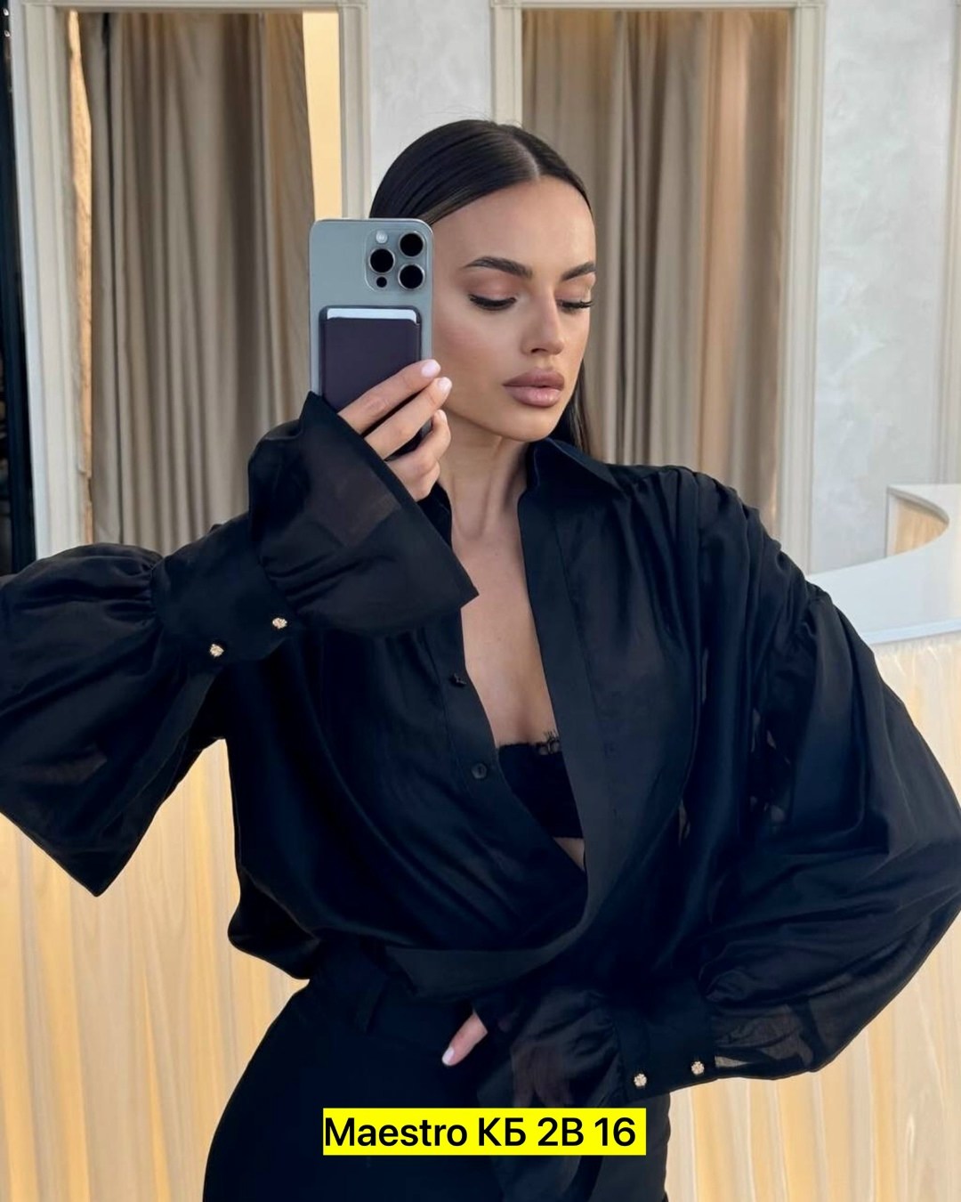 элегантная рубашка,женская рубашка,блузка с рукавами фонарик