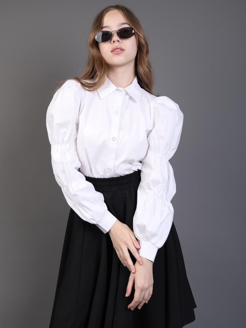 блузка для девочки,блузка белая школьная форма,блузка школьная с отложным воротником kim topshop,рубашка блузка школьная с брошью,белая рубашка золла женская