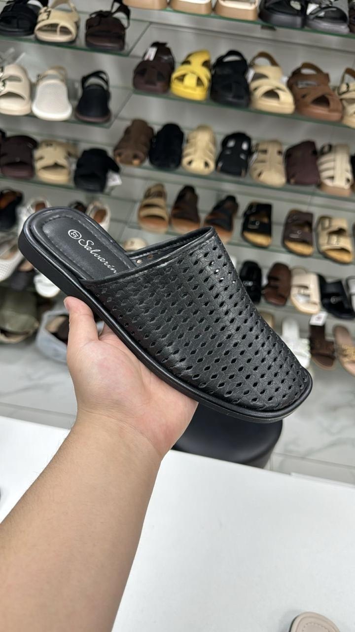 мужские тапочки кожаные брендовые,мужские тапочки,сабо мужские,кожаные тапочки мужские,мужские шлепанцы