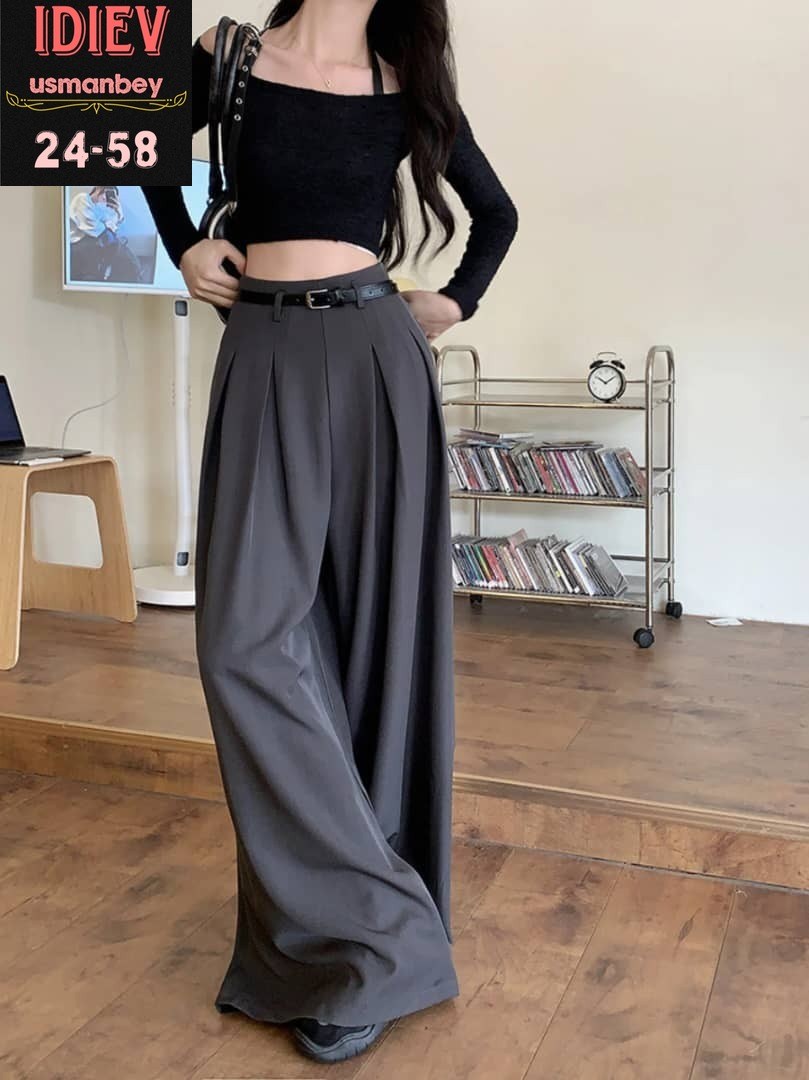 брюки женские повседневные с широкими штанинами,широкие брюки,брюки с широкими штанинами,брюки женские с широкими штанинами,широкие брюки с высокой талией