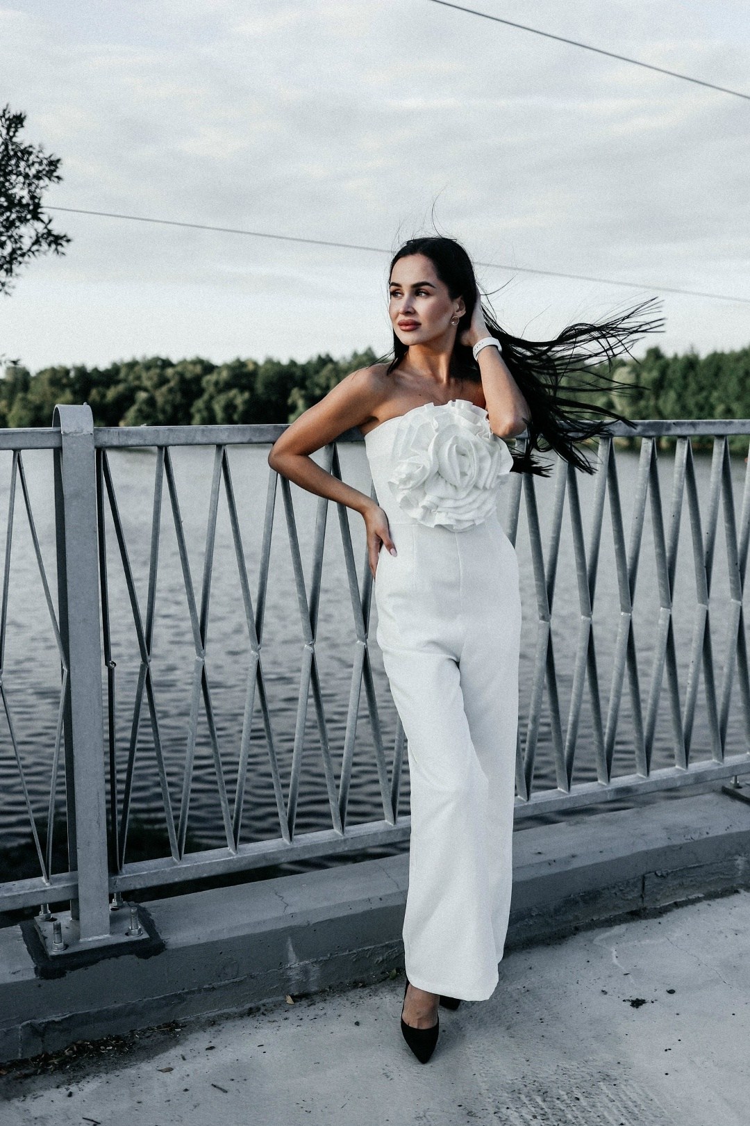 женские комбинезоны,платье невесты,свадебные костюмы для невесты,комбинезон,белый комбинезон