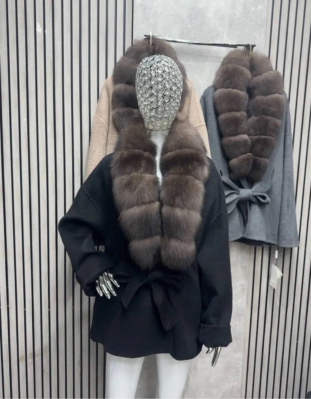 кашемировое пальто с натуральным мехом,полупальто с мехом,женское пальто с натуральным мехом,пальто кашемир,пальто с мехом