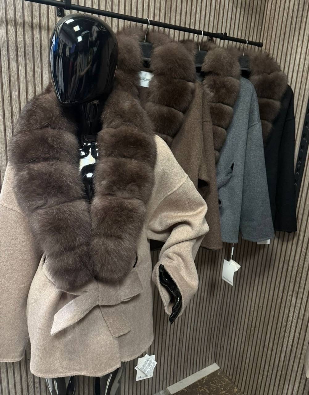 кашемировое пальто с натуральным мехом,полупальто с мехом,женское пальто с натуральным мехом,пальто кашемир,пальто с мехом