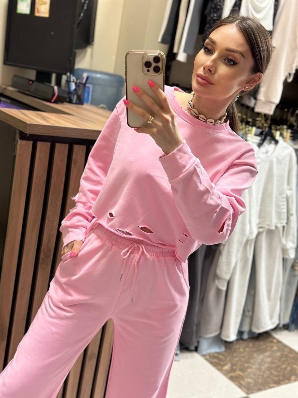 костюм из футера с брюками палаццо,трикотажный костюм с брюками палаццо,костюм с брюками палаццо,костюм с брюками,женский костюм