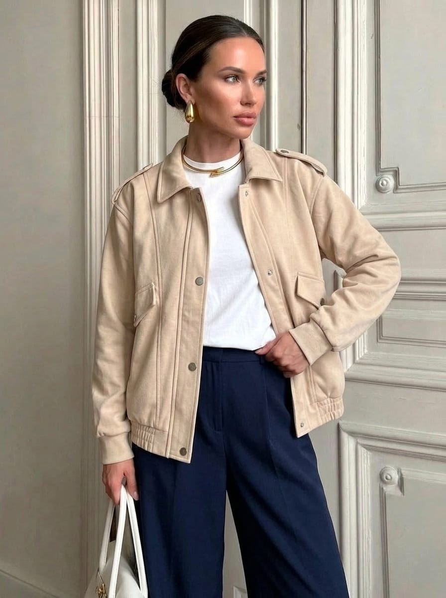 бомбер укороченный оверсайз замшевый куртка рабочего тренд saint shine,замшевая куртка,короткие куртки,женская куртка,куртка замшевая женская