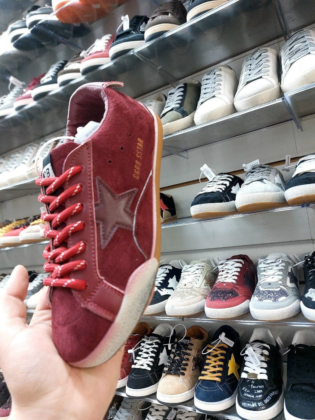 кеды голден гус красные,кроссовки golden goose super star красный,кроссовки golden goose,,кеды golden goose