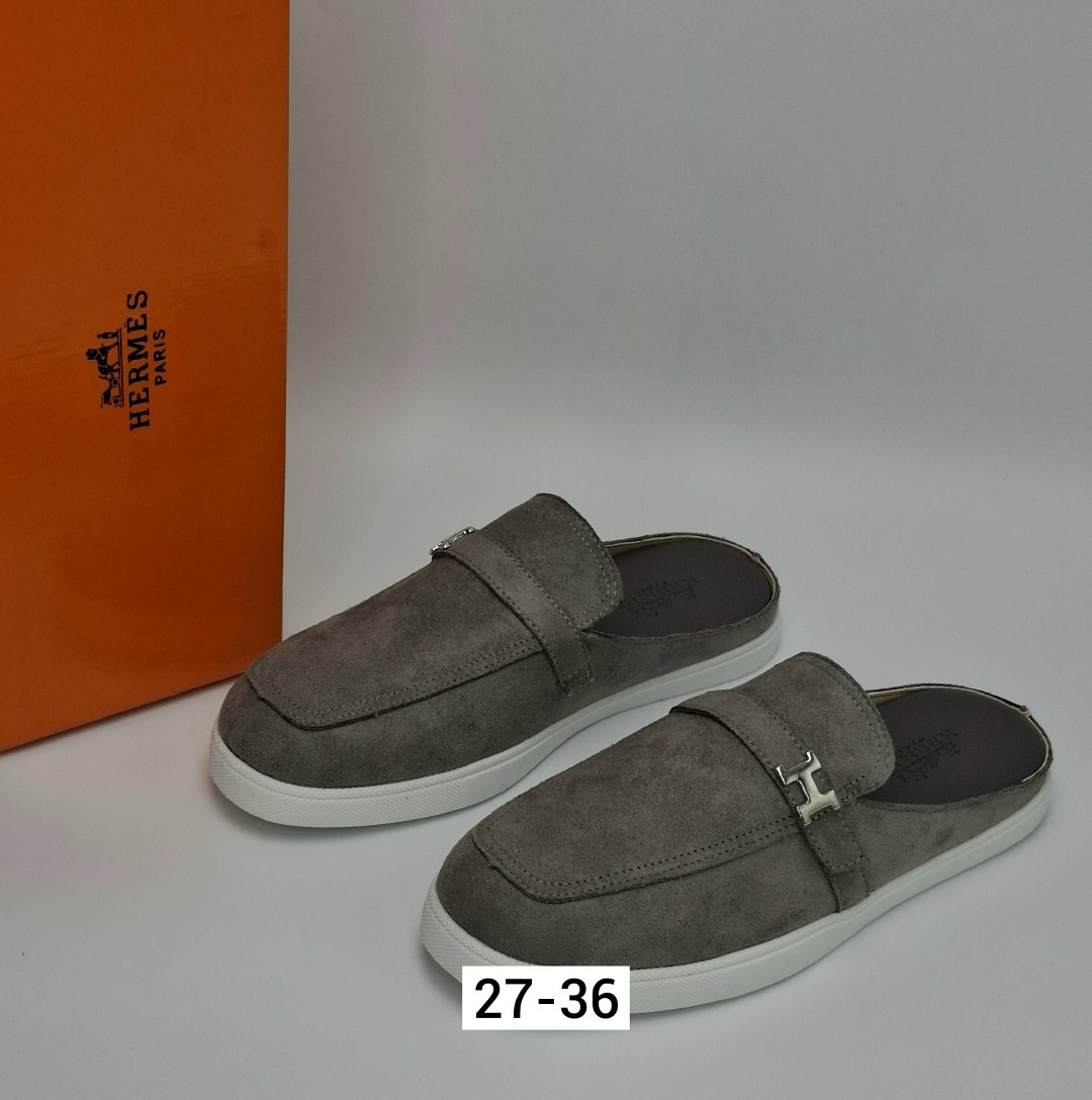 ,замшевые мюли,замшевые мюли loro piana open walk серые,мюли loro piana,лоферы loro piana