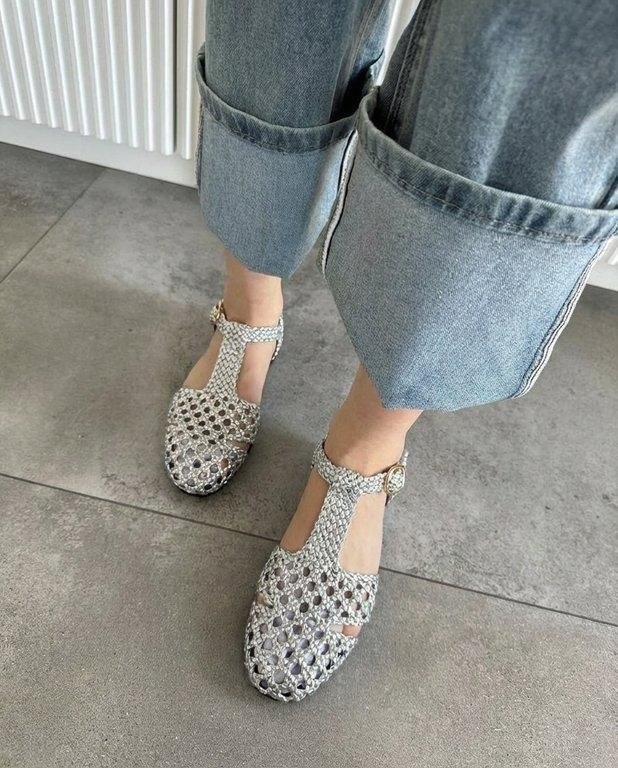 плетеные босоножки,балетки в сетку,балетки в сеточку,босоножки женские, женская