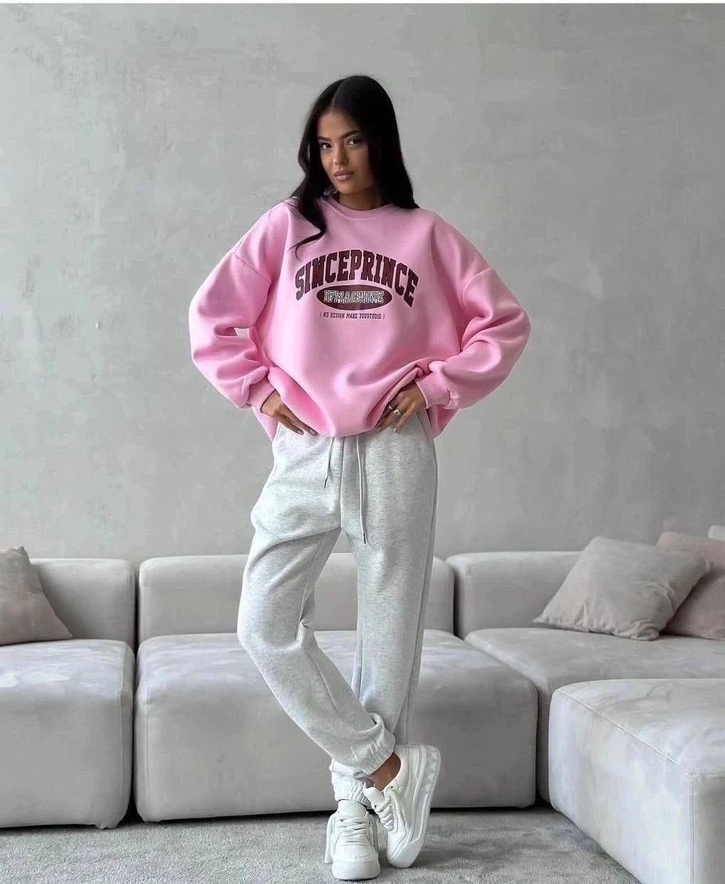 костюм спортивный женский свитшот и штаны,женская спортивная одежда,костюм двойка свитшот + джоггеры,спортивный костюм двухнитка,спортивный костюм