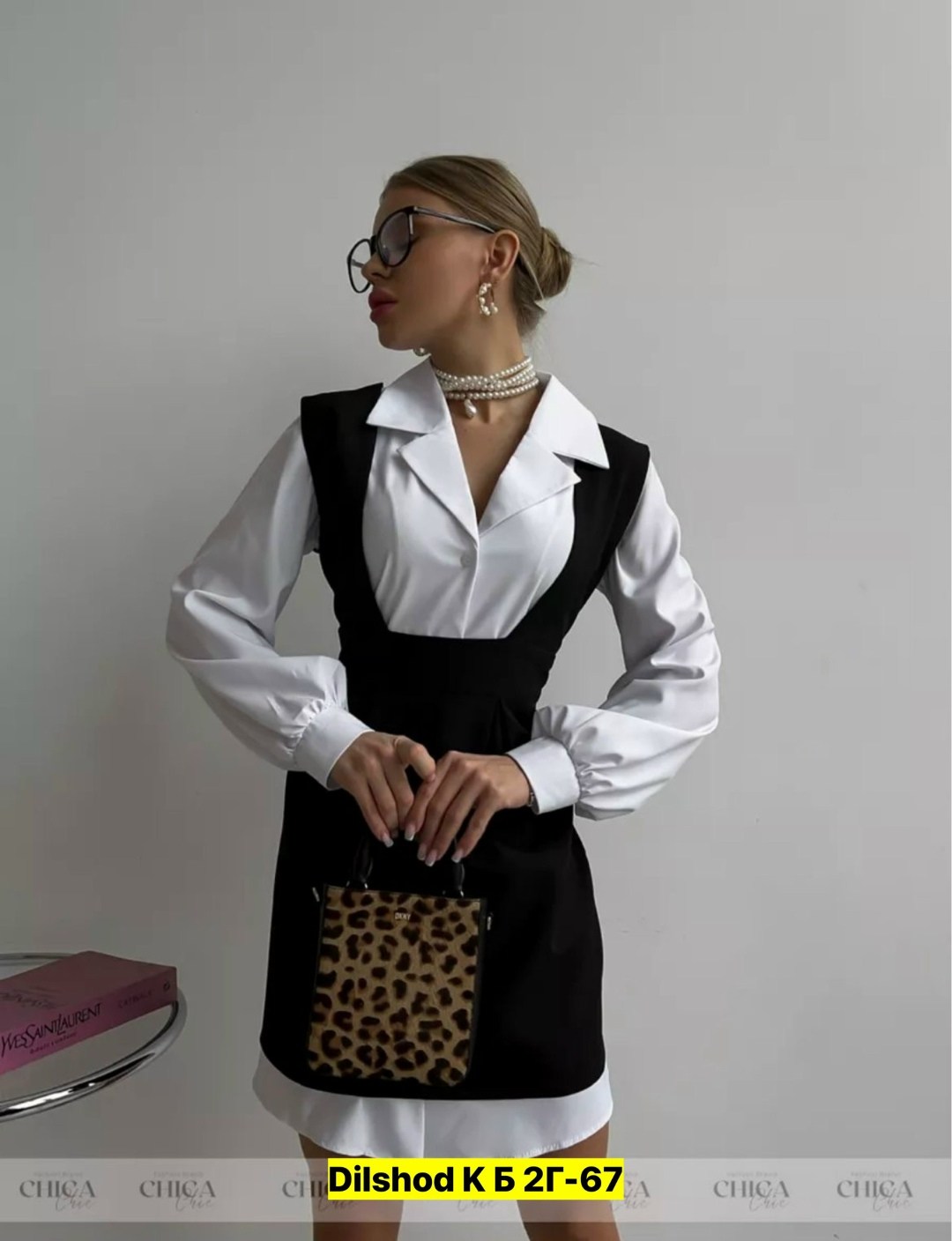 платье рубашка офисное школьное,офисное платье рубашка короткое сарафан chica chic,костюм сарафан с рубашкой школьный офисный aisha comfort,рубашка с сарафаном,костюм платье сарафан и рубашка