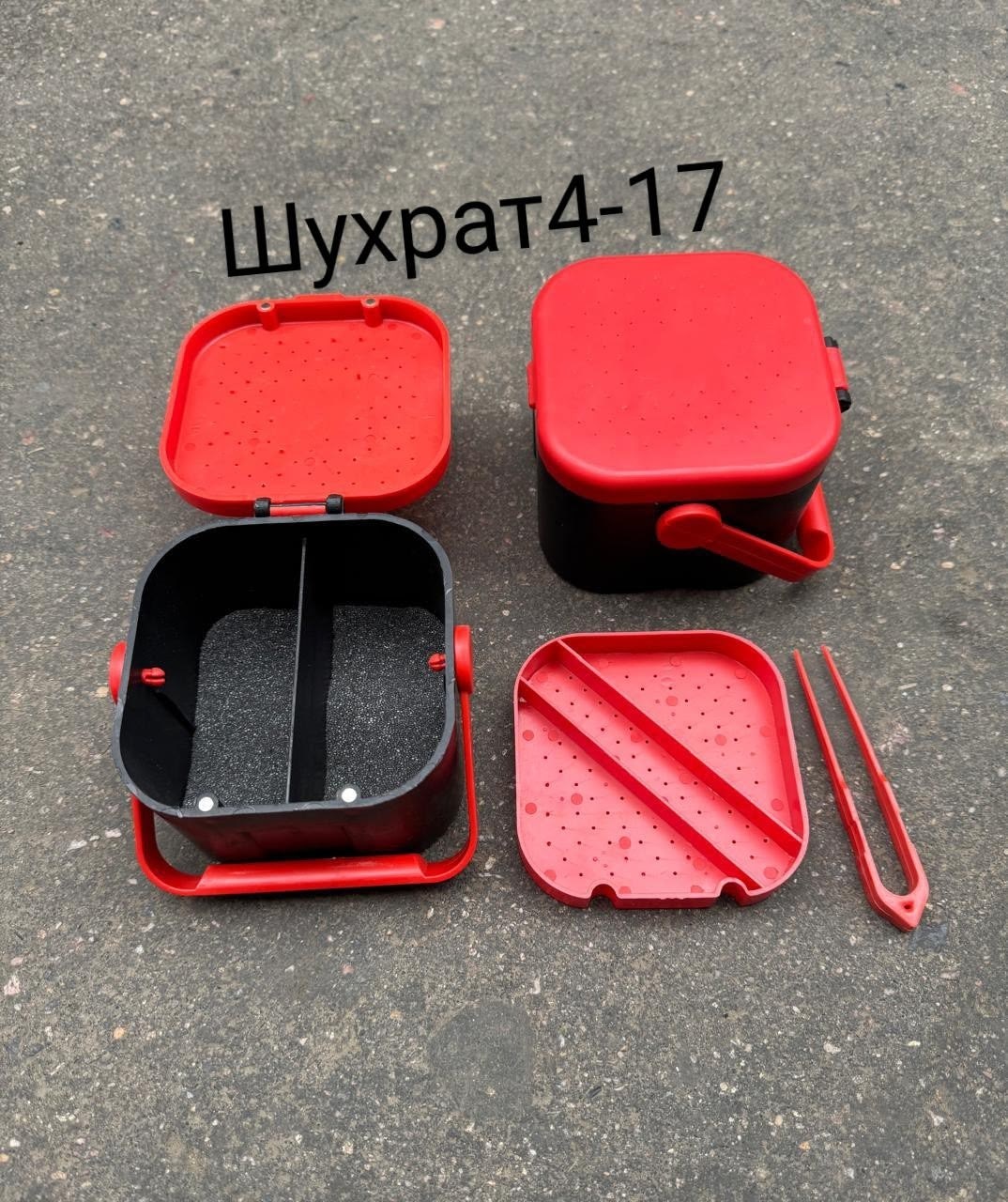 коробочка для наживки,коробка для наживки двойная,коробка для наживки,коробки для наживки,коробка для мотыля flagman ситом