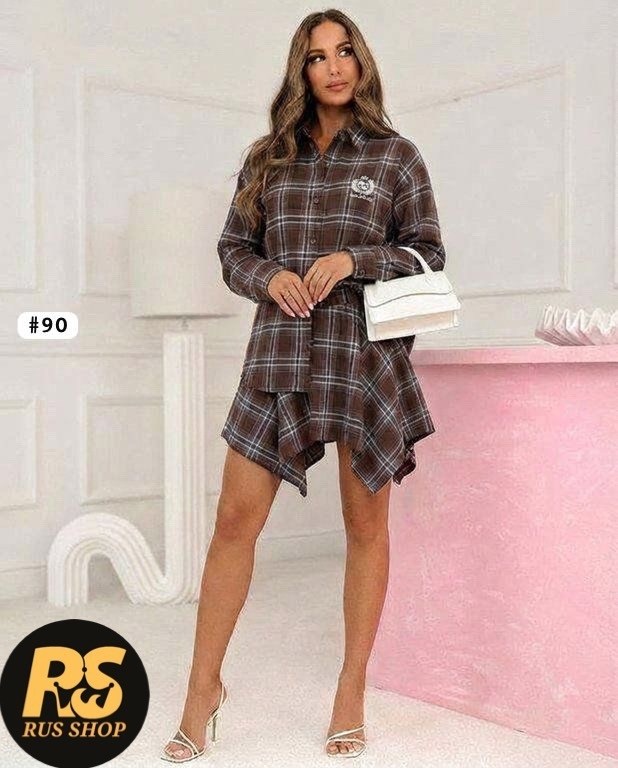 платье рубашка в клетку,теплое платье рубашка в клетку,женское платье в клетку,мини платье в клетку,платье рубашка в клетку красное