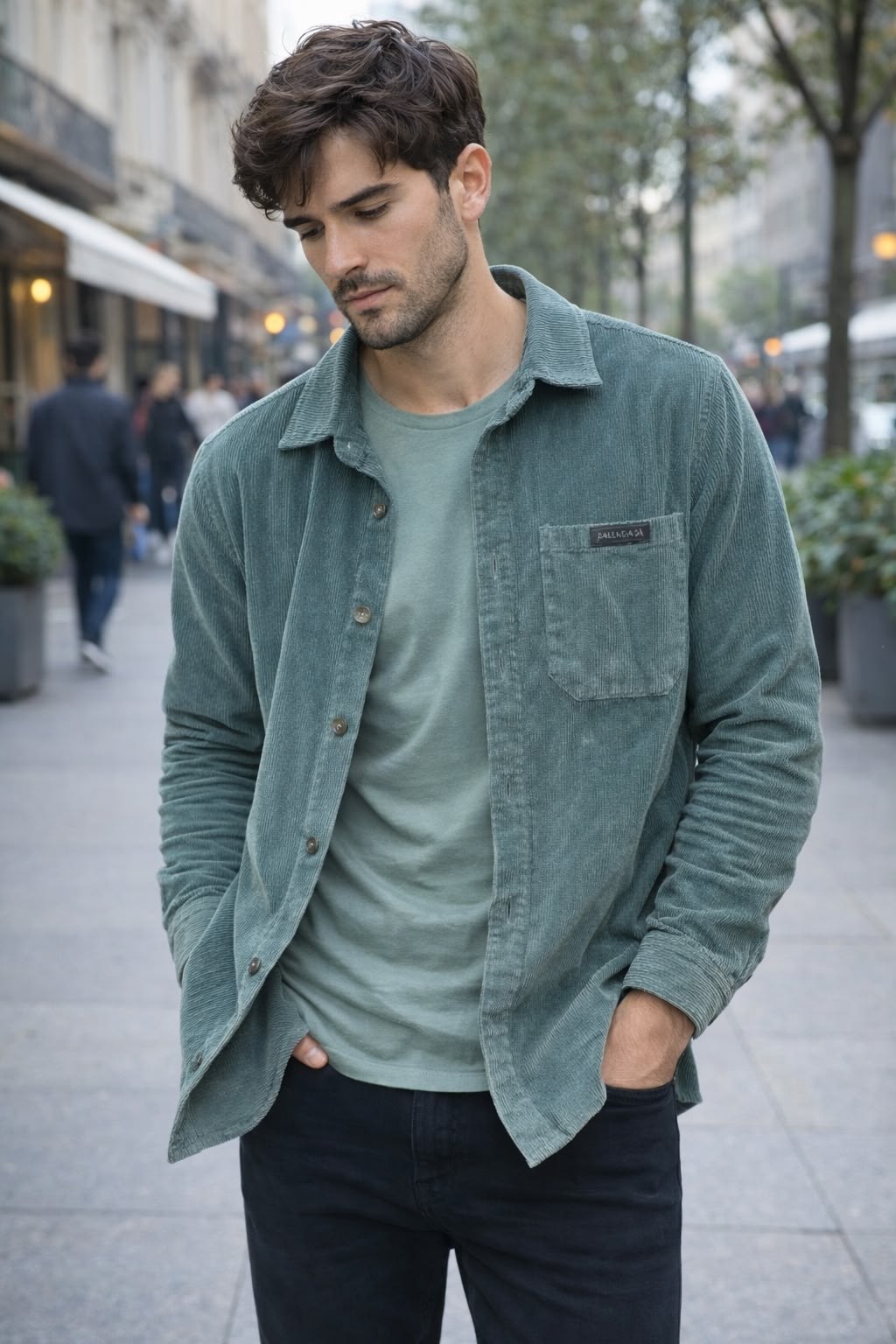 мужская рубашка вельветовая,мужская мода,повседневная рубашка,вельветовая рубашка,рубашка кэжуал