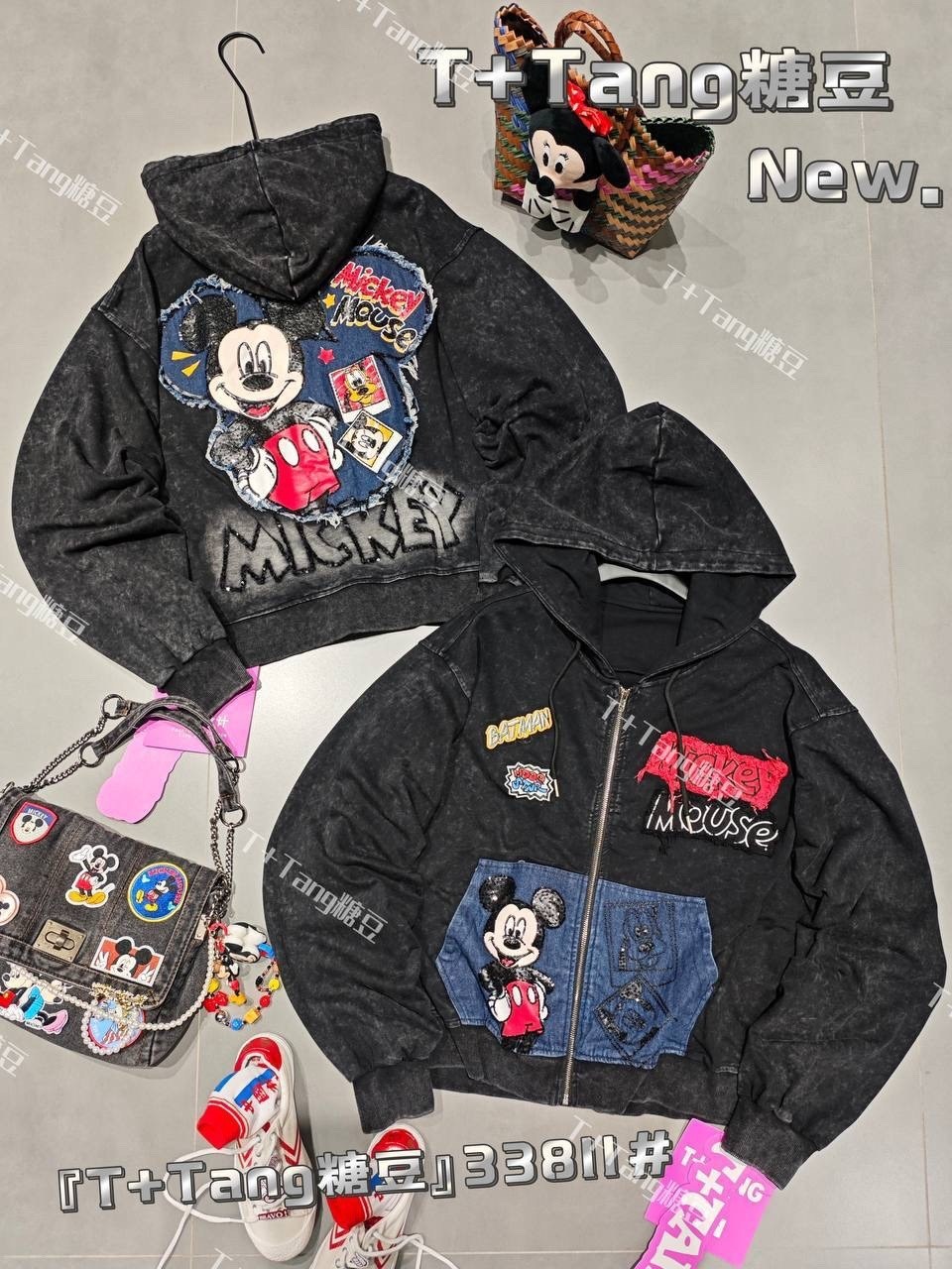 свитшот оверсайз с принтом "микки маус",худи микки маус,толстовка розовая,свитшот женская,толстовка