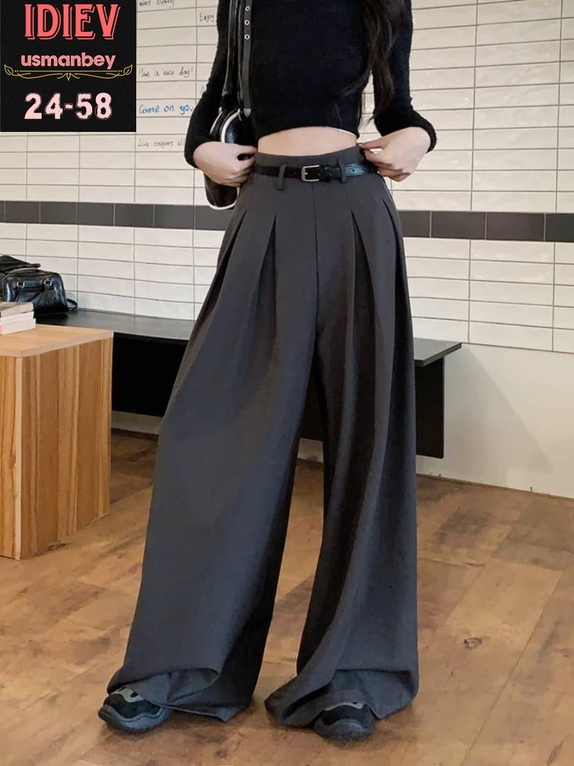 брюки женские повседневные с широкими штанинами,широкие брюки,брюки с широкими штанинами,брюки женские с широкими штанинами,широкие брюки с высокой талией