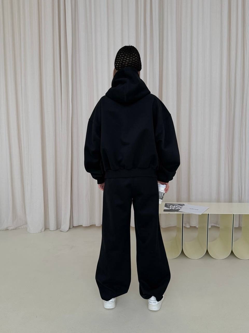 костюм повседневный,костюмчик,костюм на флисе,костюм черный,женские костюмы