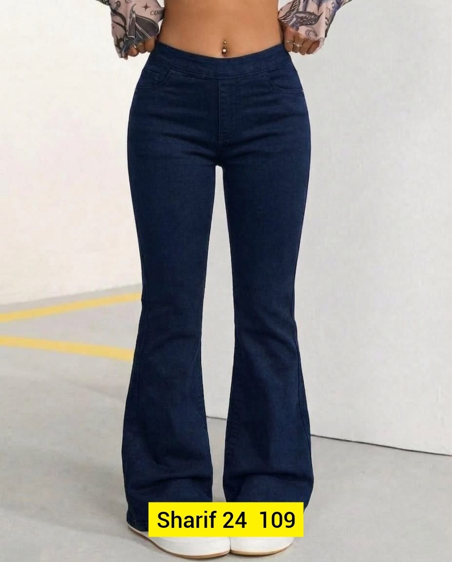 джинсы клеш от колена pularia fashion,джинсы клеш,джинсы клеш женские,джинсы женские,женские джинсы клеш с высокой посадкой