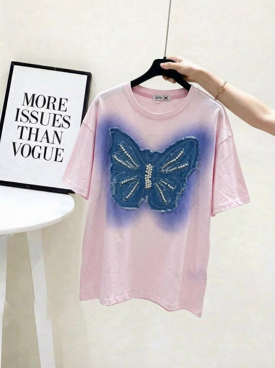 футболки женская,футболка с бабочками,футболки для женщин,женские футболки с принтом,летние футболки