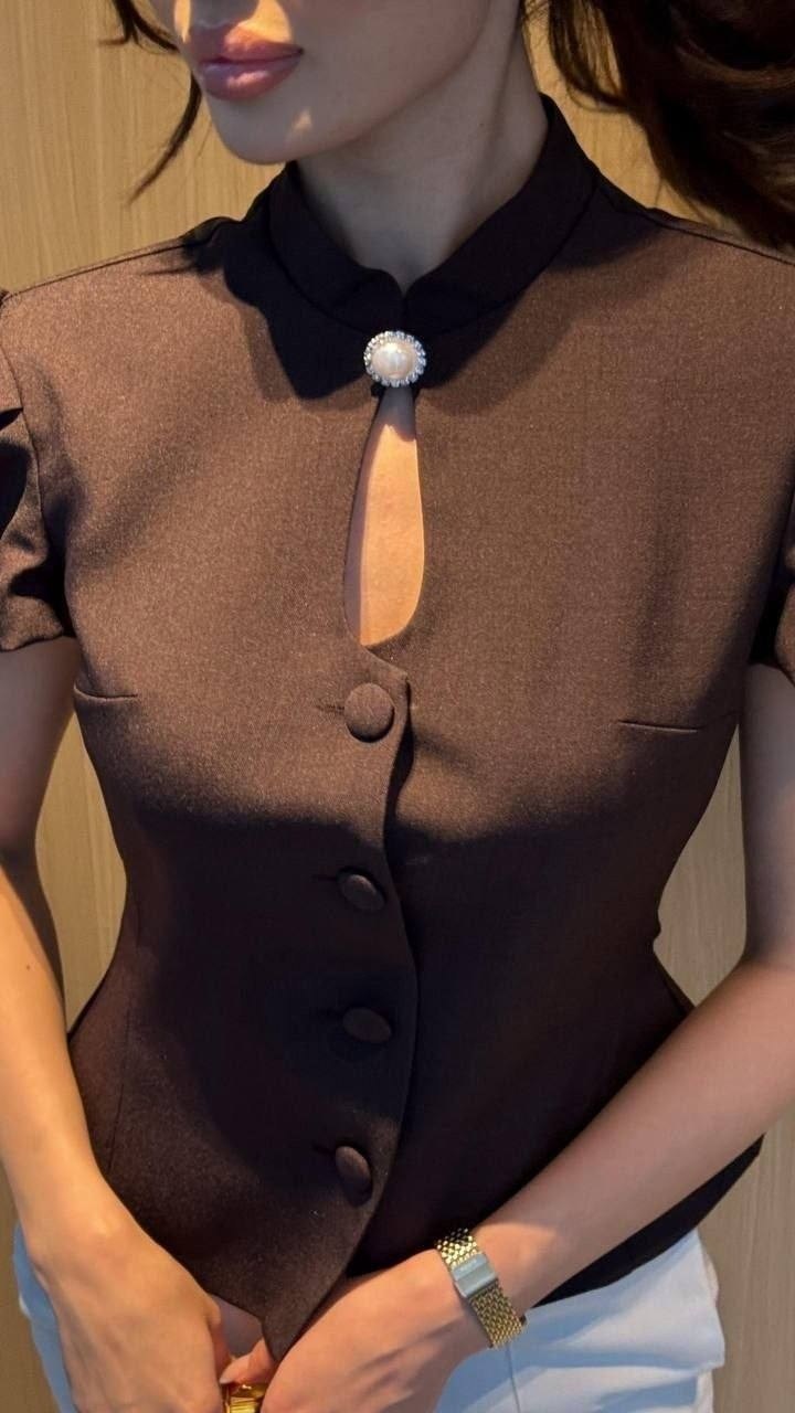 приталенный жакет,блуза,жакет с баской,женская блузка