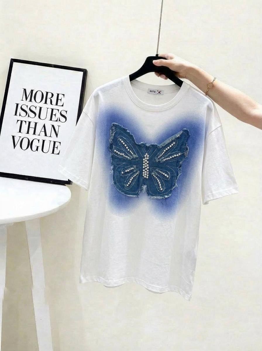 футболки женская,футболка с бабочками,футболки для женщин,женские футболки с принтом,летние футболки