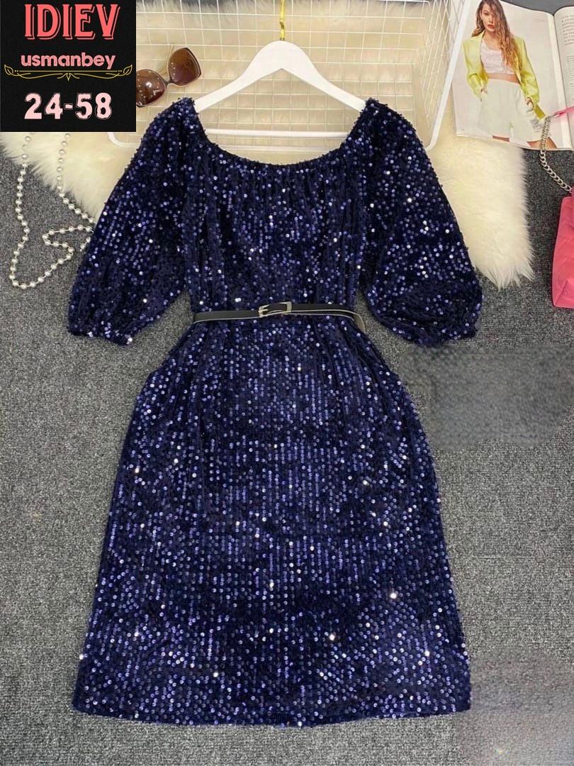 платье женское вечернее больших размеров с пайетками,платье женское,женское платье ткань с пайетками,платье 👗,платье женское с пайетками