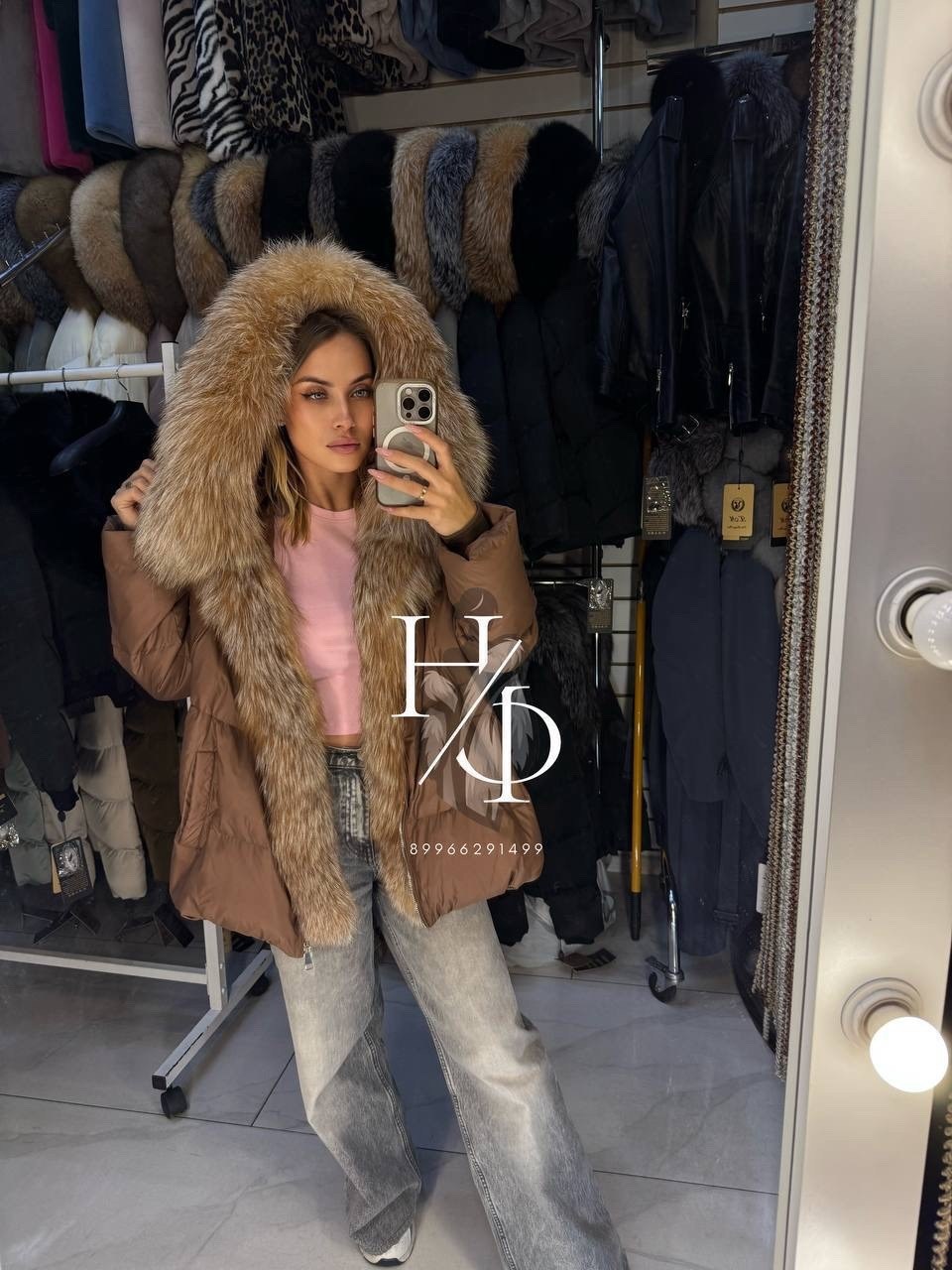пуховик с натуральным мехом,пуховик с мехом,парка с мехом,куртка с натуральным мехом,пуховик с натуральным мехом furs lux