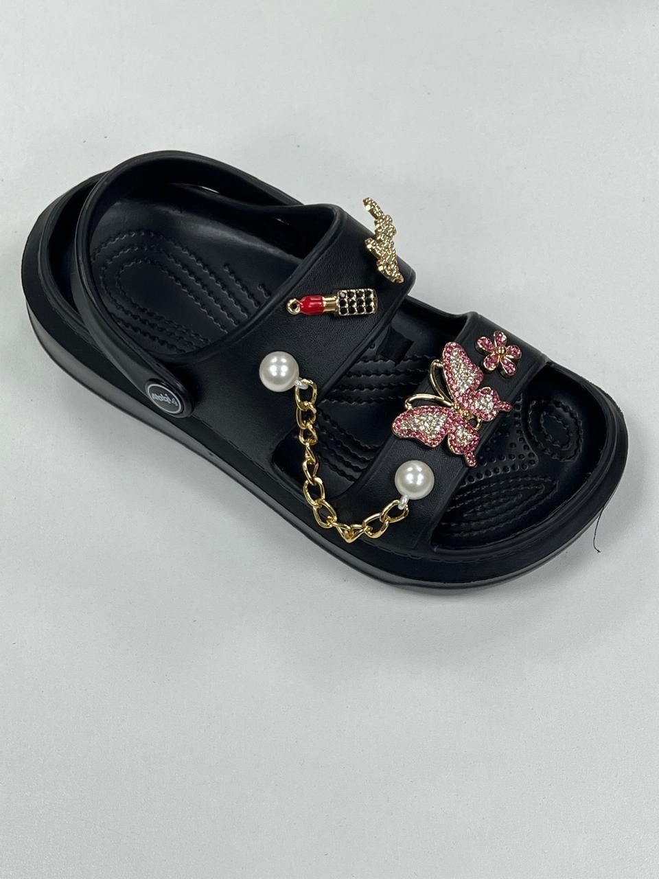 ,женские сандалии,украшение для кроксов,сандали,сандалии