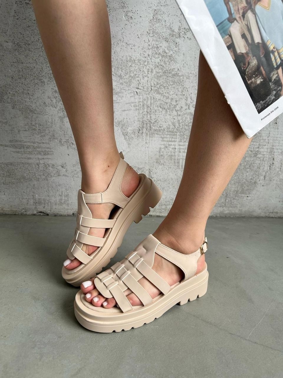босоножки эко,женские босоножки,,босоножки cандалии,бежевые босоножки