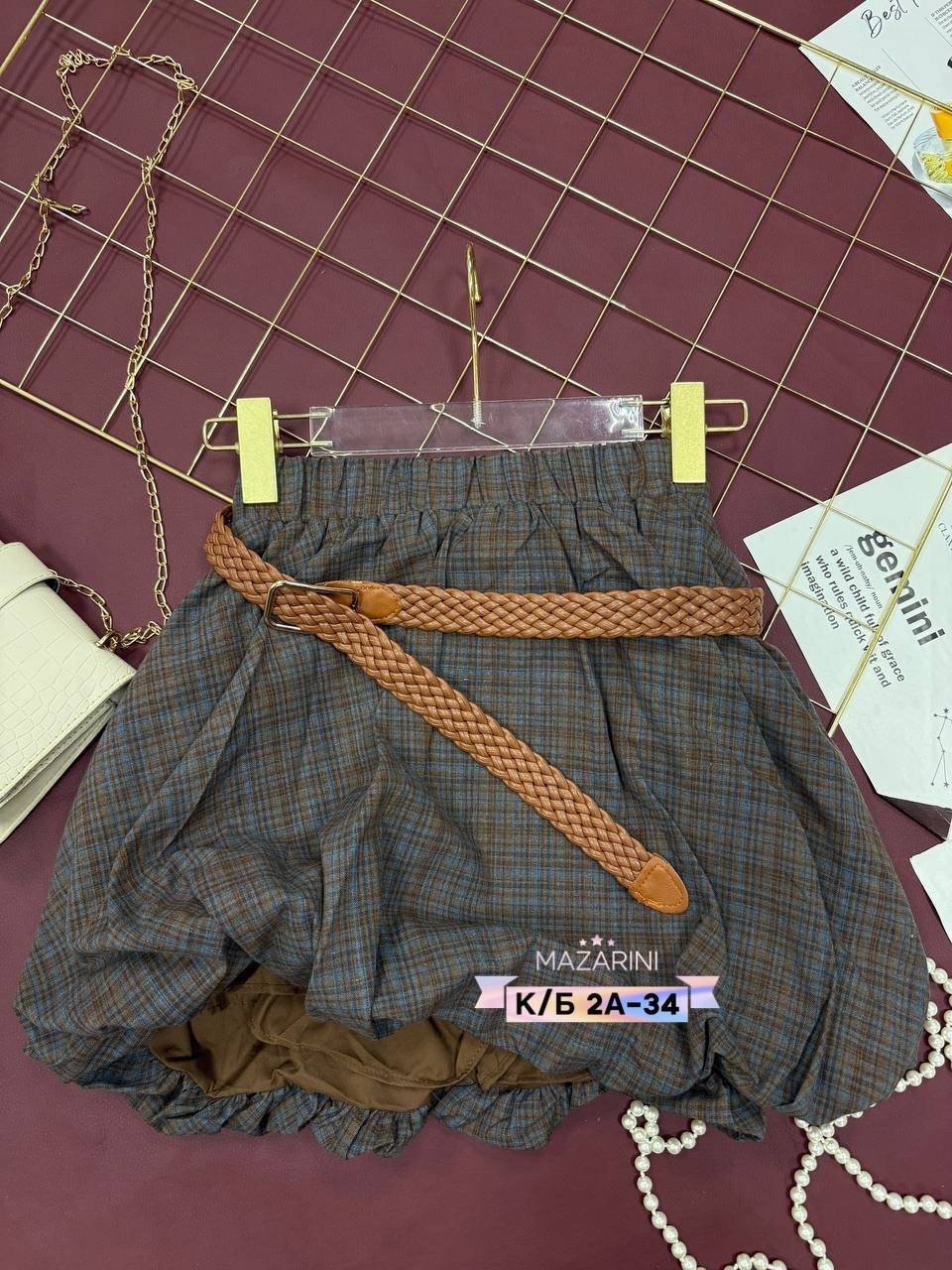 юбка для девочек,юбка,юбка-шорты,детская юбка,юбка в клетку