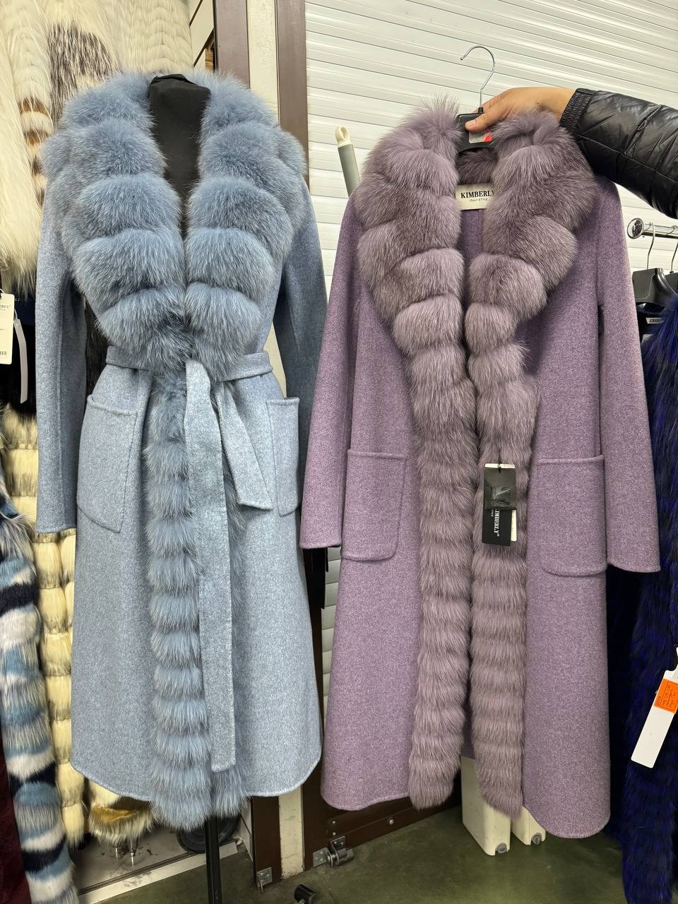 пальто с мехом песца yana kraft brand,пальто с мехом,пальто с мехом песца,пальто из песца,пальто с песцом