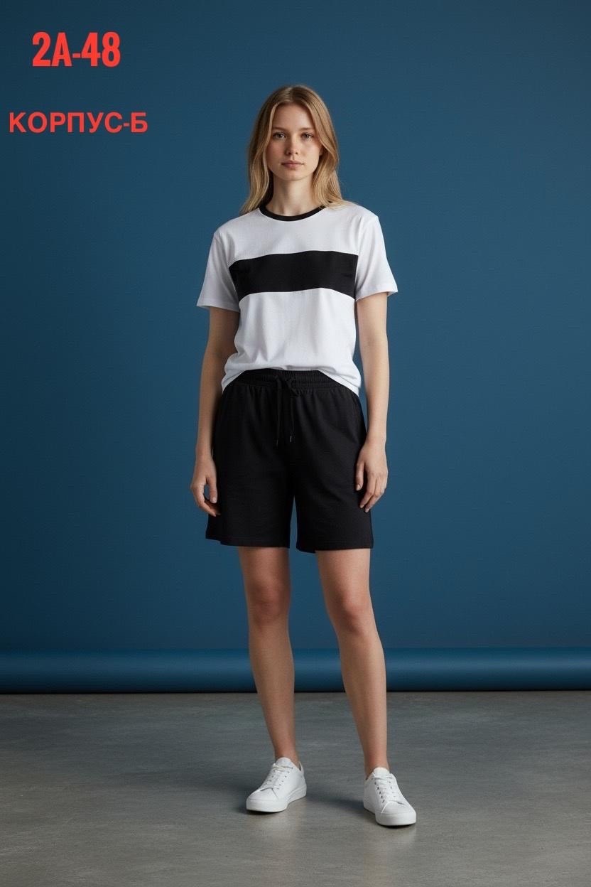 трикотажные шорты,повседневные шорты,шорты женские,костюм женский с шортами,шорты черные
