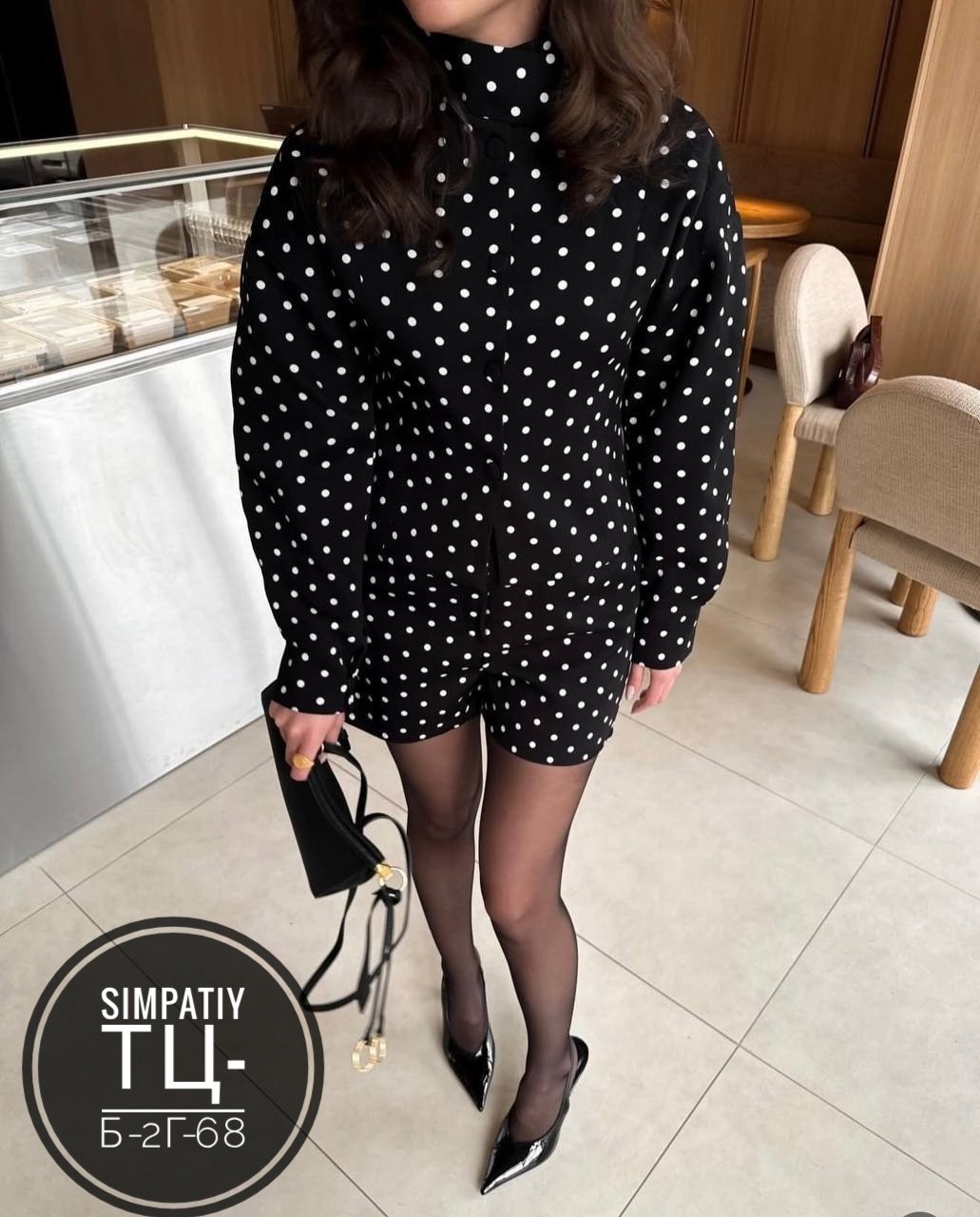 комбинезон в горошек,женский костюм,костюм с юбкой,,костюм с шортам