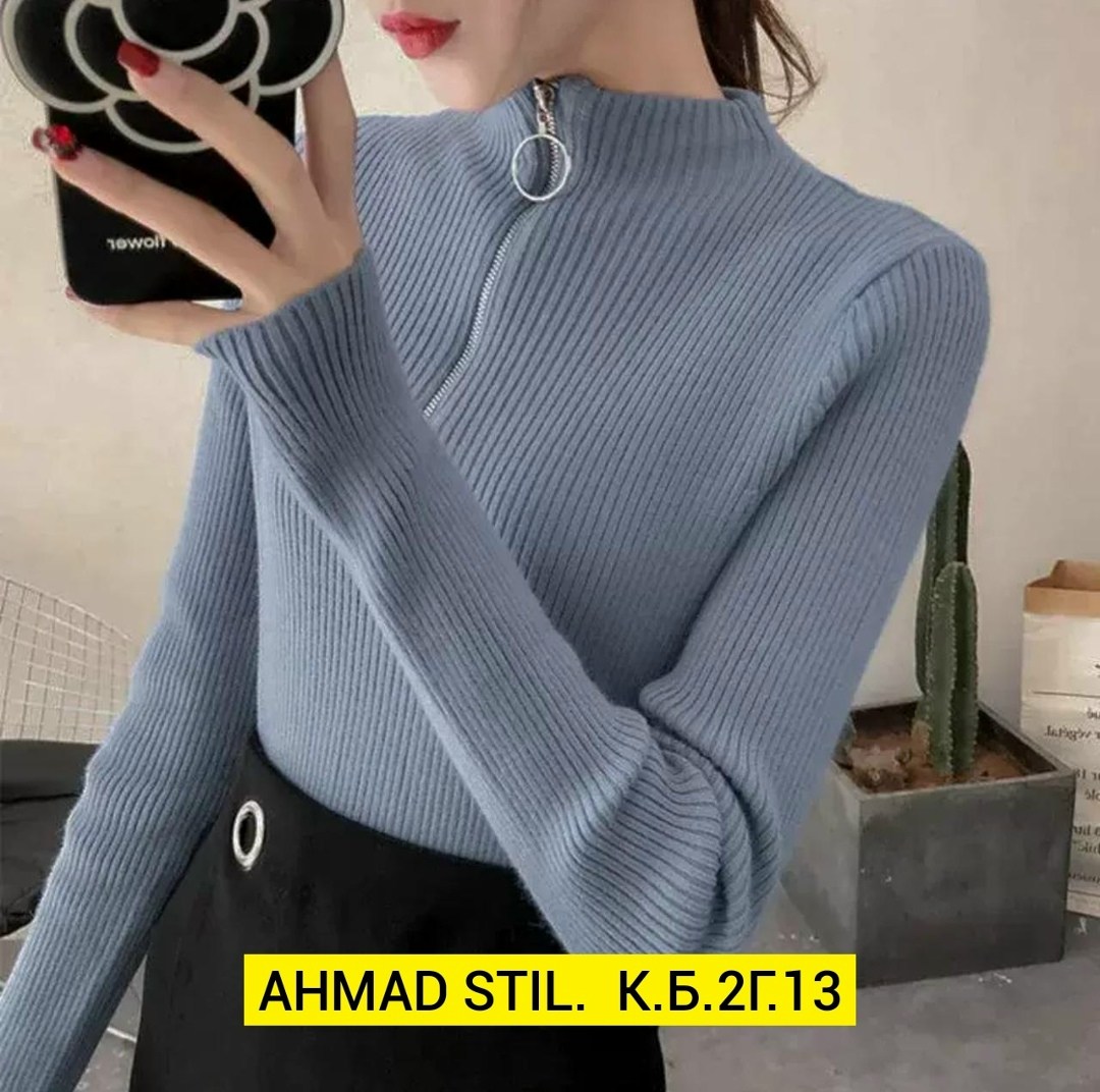 водолазка женская,женская кофта,женский свитер с высоким воротом,водолазка женская в рубчик на молнии,свитера тонкие