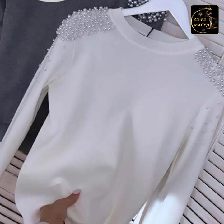 кофта с бусинками,кофта женская,джемпер бусы,джемпер бусинами,кофта