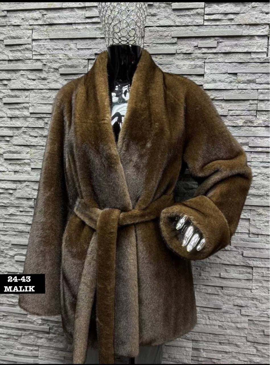 шуба искусственная экошуба без капюшона с поясом kev 299188582,шуба из эко меха,белая искусственная меховая куртка,шуба искусственная длинная экомех под норку,шуба искусственная экошуба без капюшона с