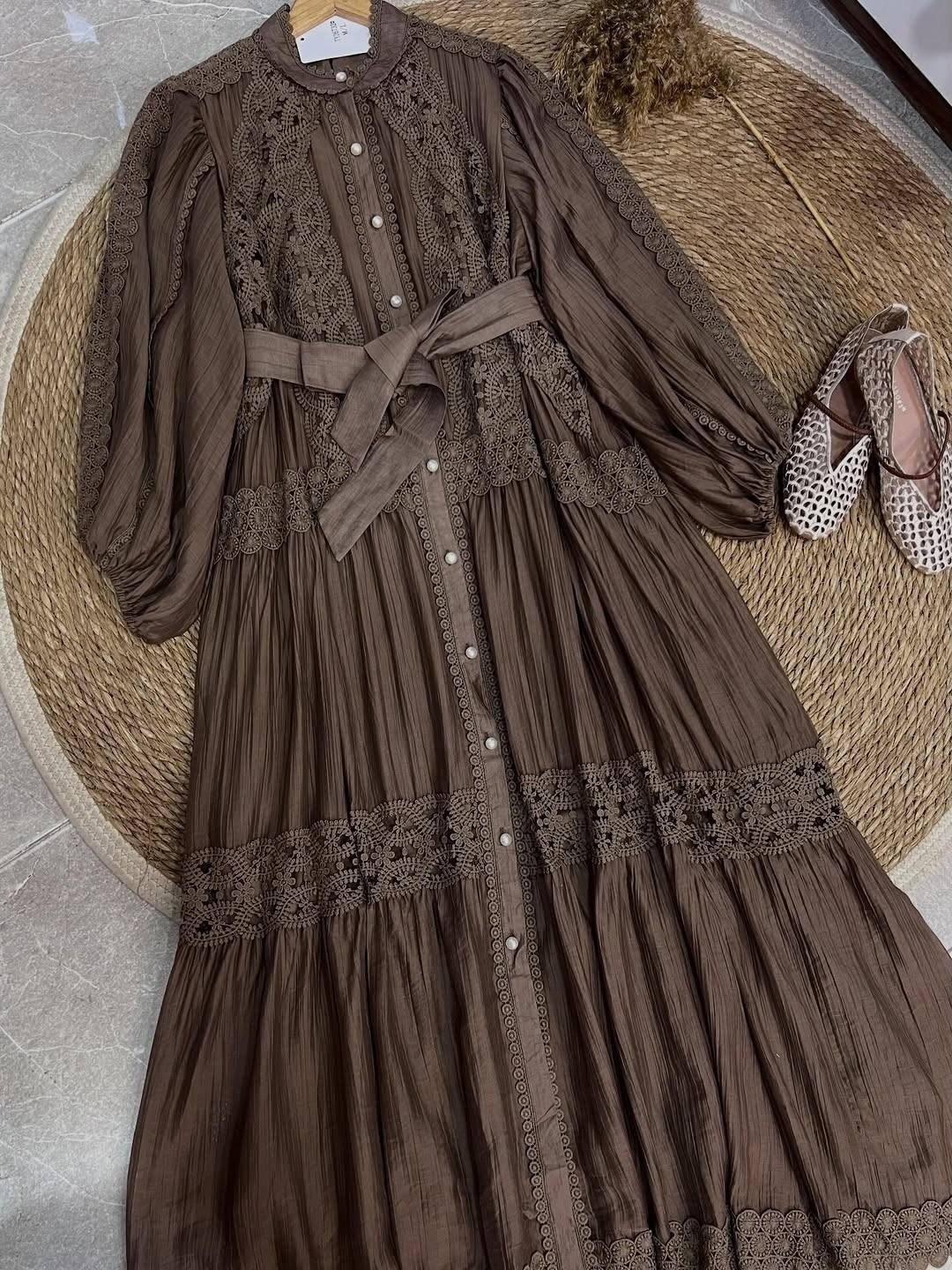 кружевное платье,винтажное платье,длинное платье,весенне-осеннее модное лоскутное вечернее платье в стиле бохо,женские длинные платья