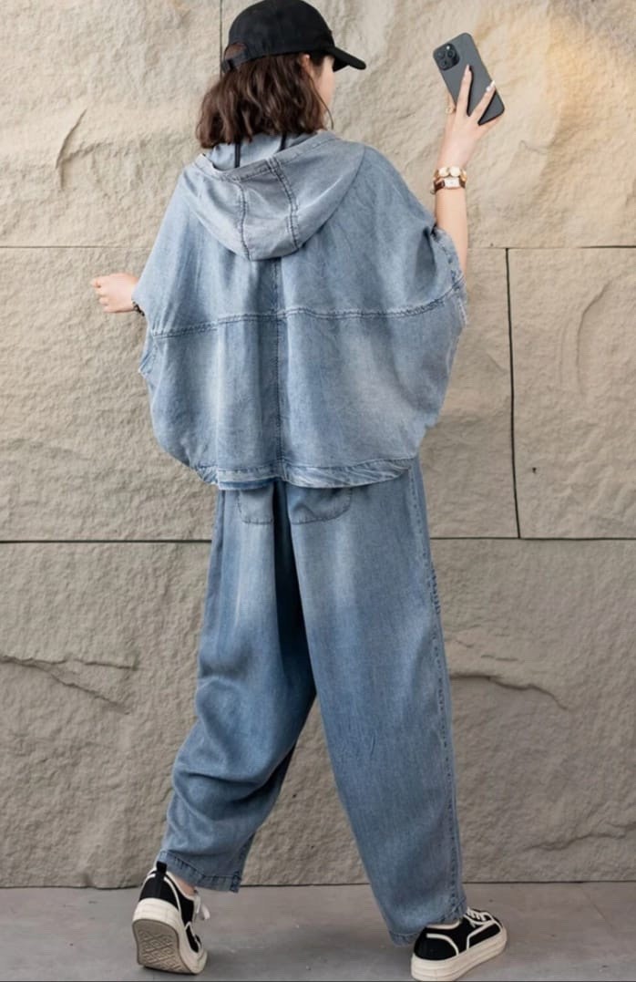 джинсовые костюмы,джинсовые костюмы женские,костюм повседневный,брюки бохо,джинсовая мода