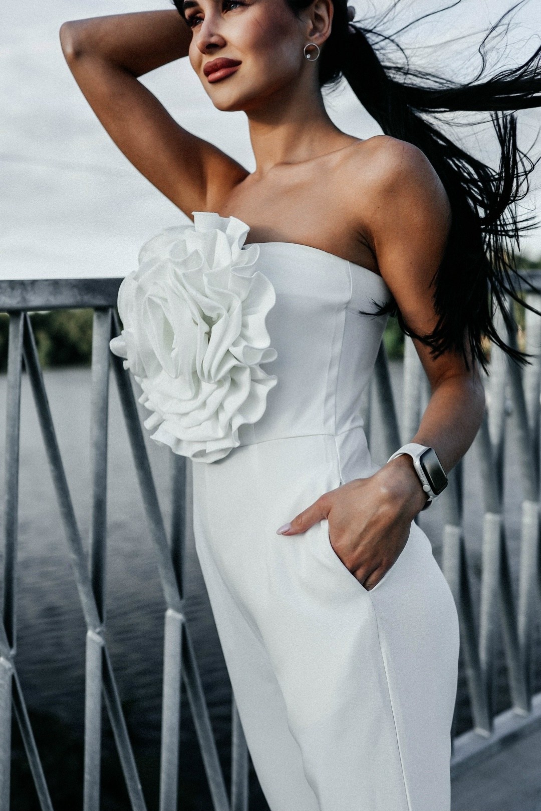 женские комбинезоны,платье невесты,свадебные костюмы для невесты,комбинезон,белый комбинезон