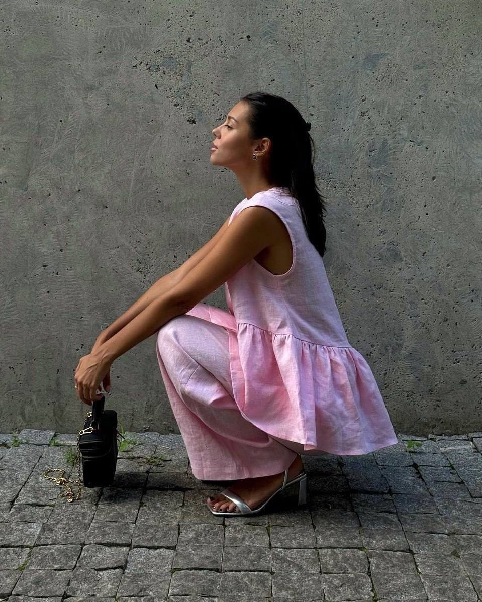 женская мода,костюм из льна,костюм женский летний,брючный костюм