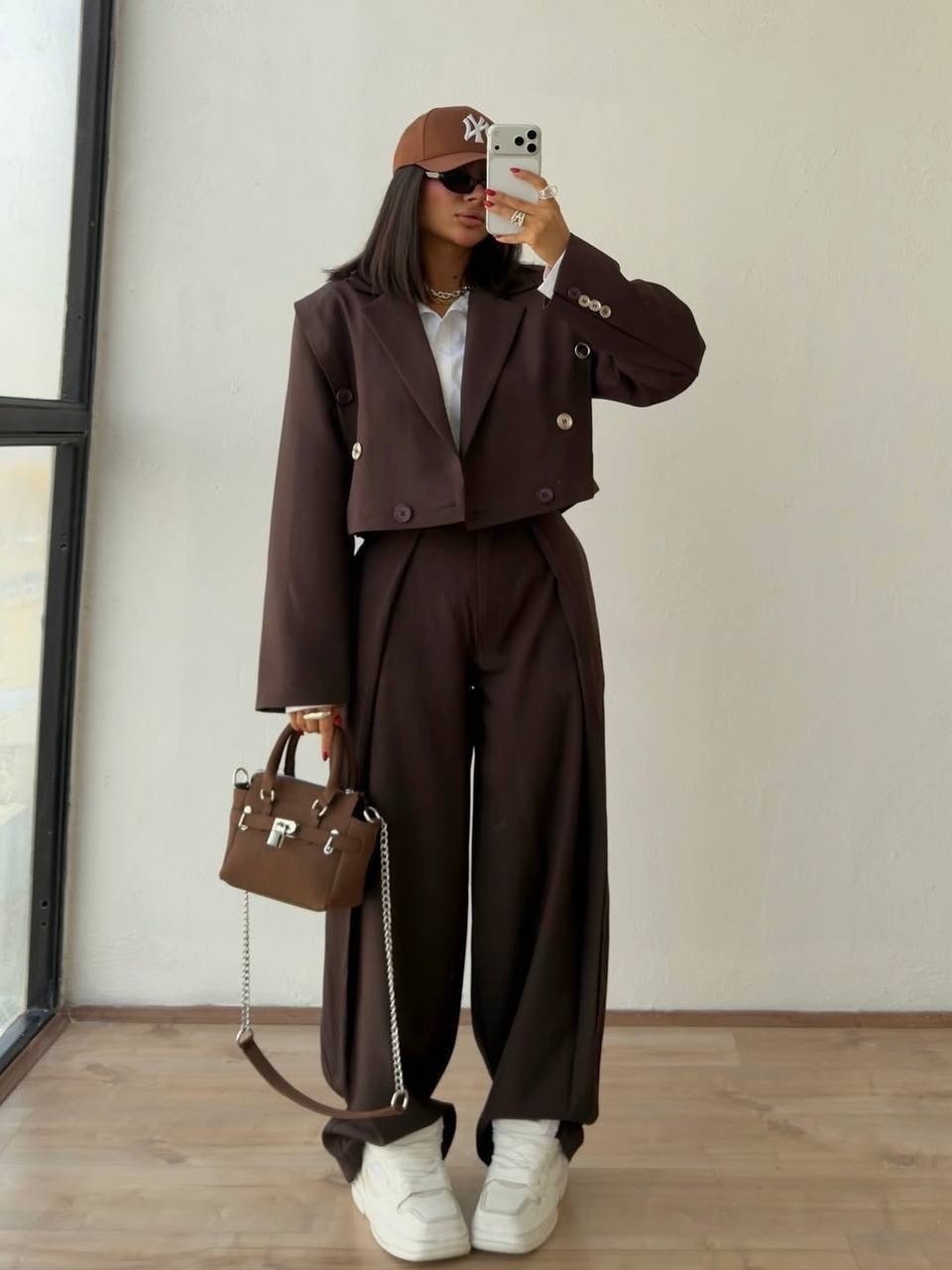 брючный костюм с укорочённым пиджаком и брюки палаццо,брючный костюм,женский брючный костюм с укороченным пиджаком и брюками палаццо,костюм брючный палаццо,женский брючный костюм