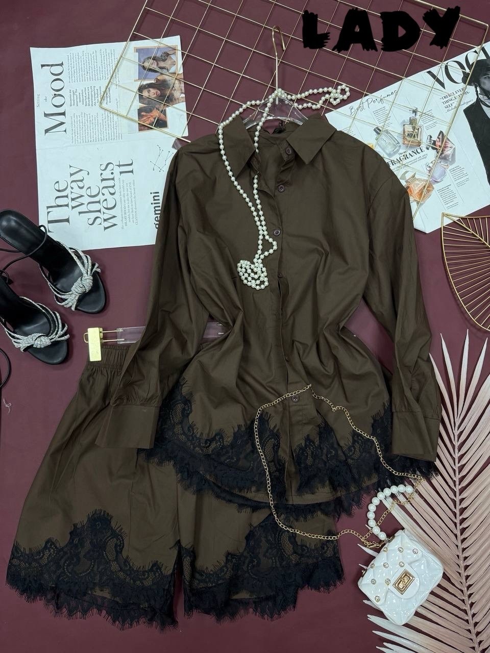 женский костюм,кружевное платье,костюм женский брючный katypretty 316372304,женская пижама,кружевная пижама